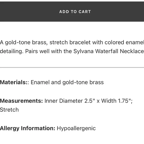 NWT Rare AMRITA SINGH Sylvana CHIC WATERFALL Bracelet in Evergreen and Gold - Picture 8 of 9